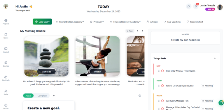 the home business academy lets goal app review 2026