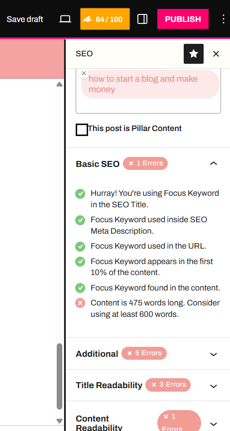 how to start a blog for affiliate marketing tip 1