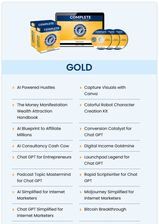 complete cashflow system review gold level