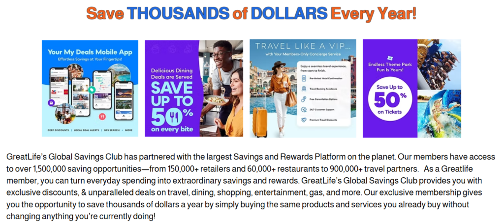 greatlife worldwide review savings club