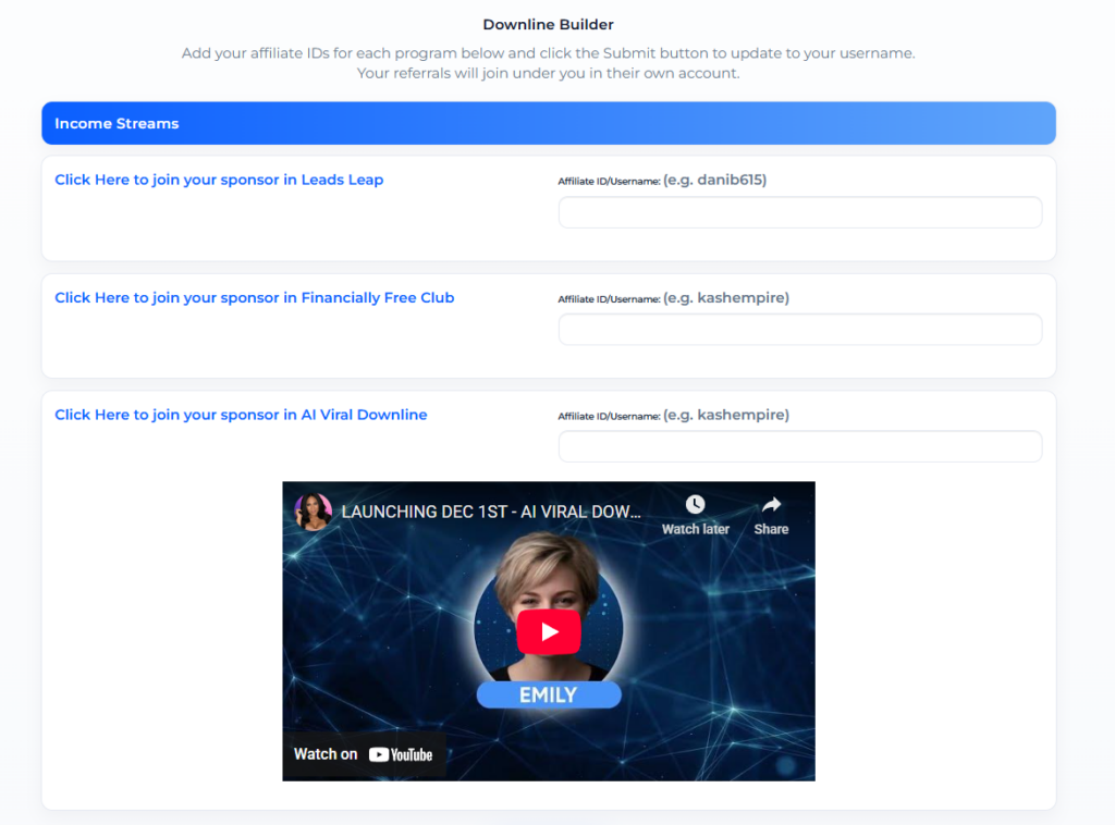 profits power system review downline builder