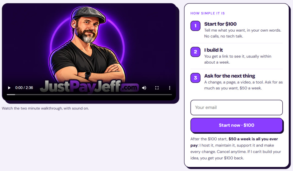 just pay jeff reviews