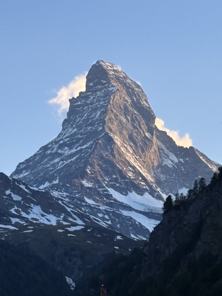 Matterhorn mountain in Switzerland symbolising how curiosity returns when life expands beyond survival mode