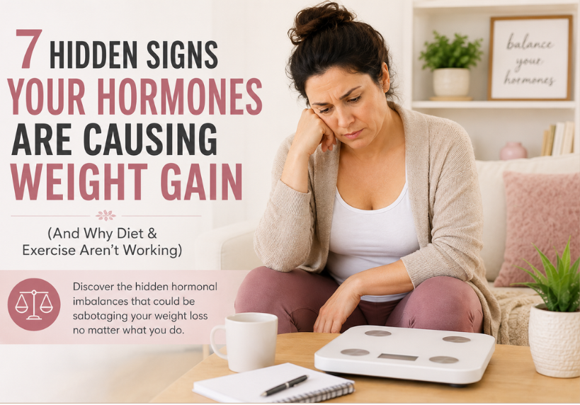 signs hormones are causing weight gain