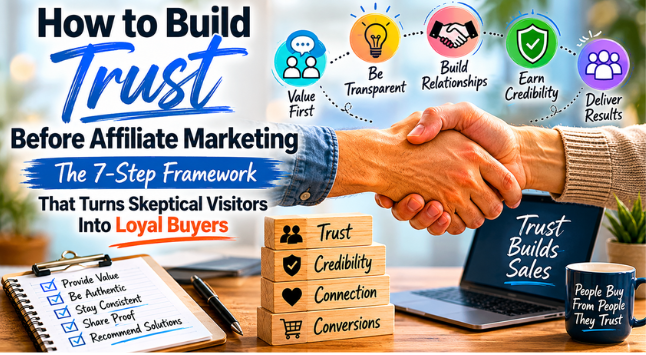 how to build trust before affiliate marketing