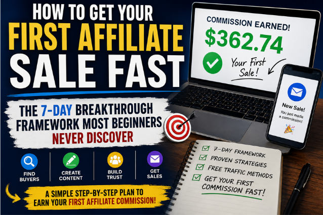 how to get your first affiliate sale fast