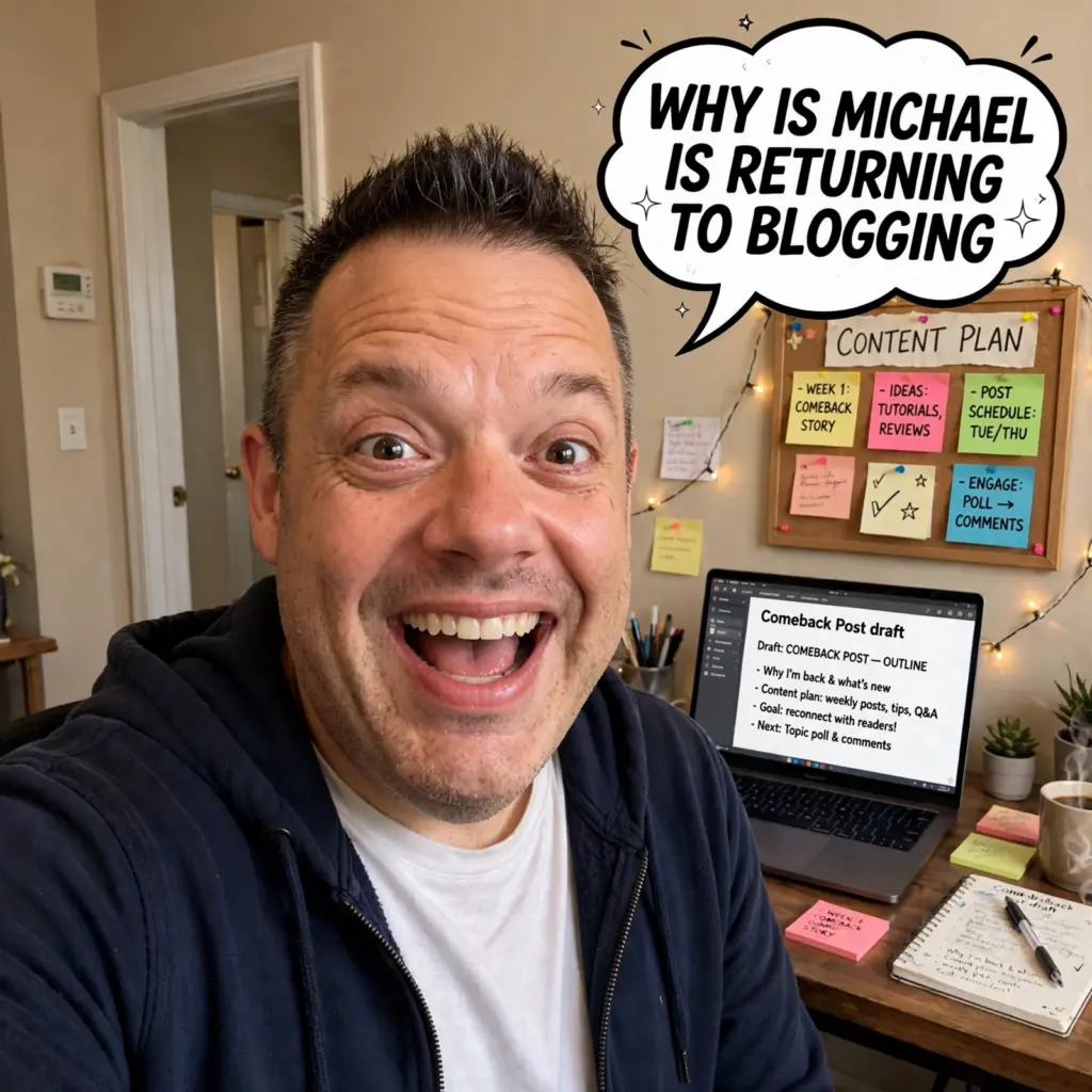 Michael Mikovich is returning to blogging