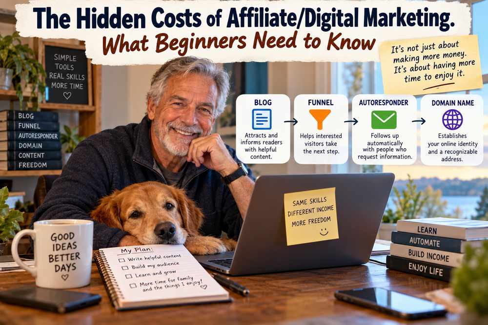 Hidden Costs of Affiliate Marketing Explained Through Four Essential Online Business Tools
